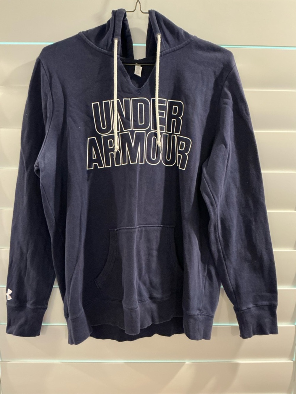Women’s Under Armour Navy Blue Hooded Sweatshirt - Size XL
